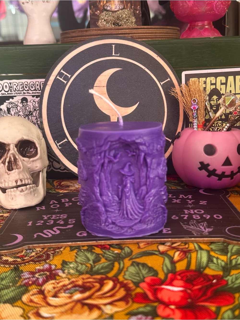 Enchanted Forest Witch Candle